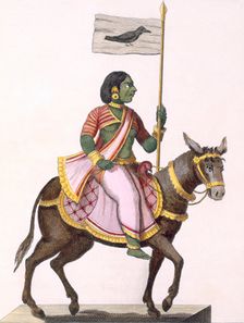 Moudevi, Goddess of Discord and Misery, 1782. Creator: Pierre Sonnerat (1748-1814)