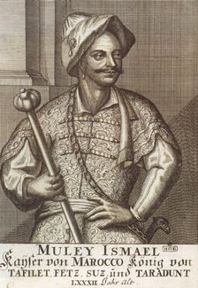 Moulay Ismaïl Ibn Sharif, King of Morocco, 1726. Artist: Anonymous