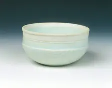Moulded qingbai cup with unglazed rim, Southern Song dynasty, China, 12th century. Creator: Unknown