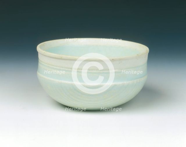 Moulded qingbai cup with unglazed rim, Southern Song dynasty, China, 12th century. Artist: Unknown