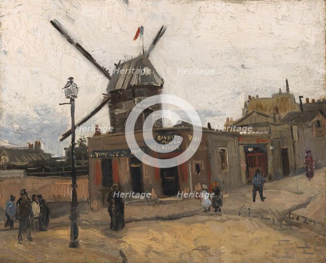Moulin de la Galette, 1886. Creator: Gogh, Vincent, van (1853-1890).