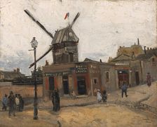Moulin de la Galette, 1886. Creator: Gogh, Vincent, van (1853-1890)
