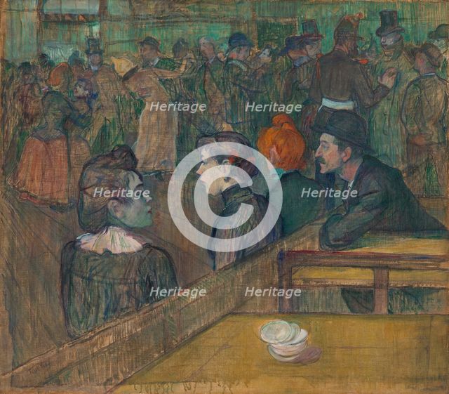 Moulin de la Galette, 1889. Creator: Henri de Toulouse-Lautrec.