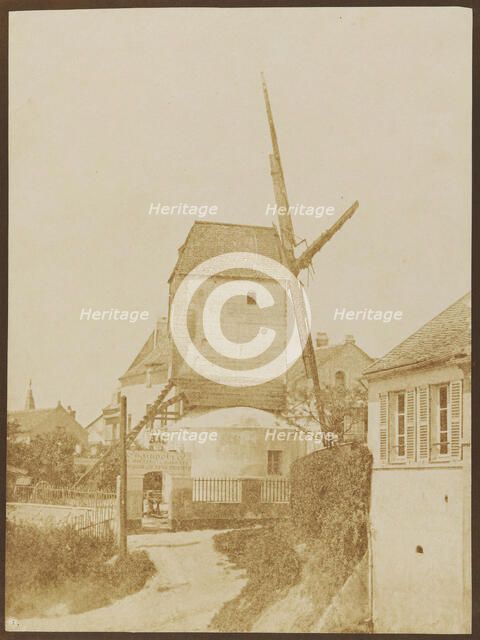 Moulin de la Galette (Montmartre), 1842. Creator: Hippolyte Bayard.