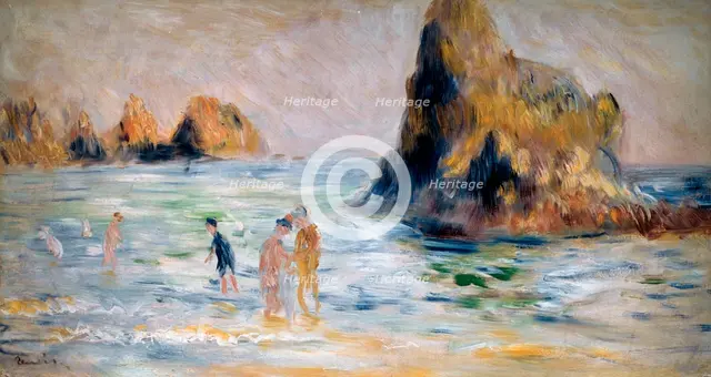 'Moulin Huet Bay, Guernsey', c1883. Artist: Pierre-Auguste Renoir
