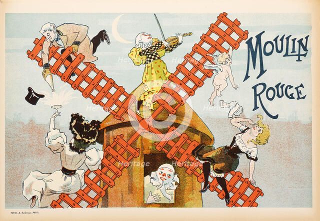 Moulin Rouge, 1897. Creator: Misti-Mifliez, Ferdinand (1865-1923).