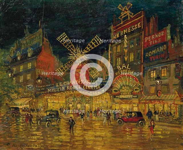 Moulin Rouge, Paris .
