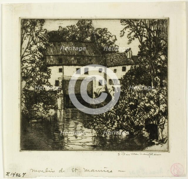 Moulin St. Maurice, 1902. Creator: Donald Shaw MacLaughlan.