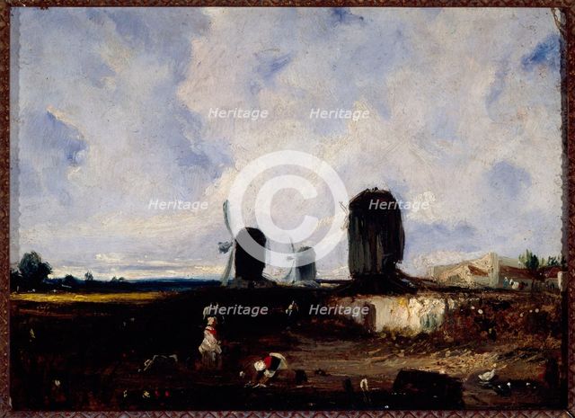Moulins près de la Glacière, vers 1820, c1820. Creator: Paul Huet.