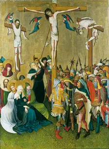 Mount Calvary, c1435-1445. Creator: Franconian-Swabian Master