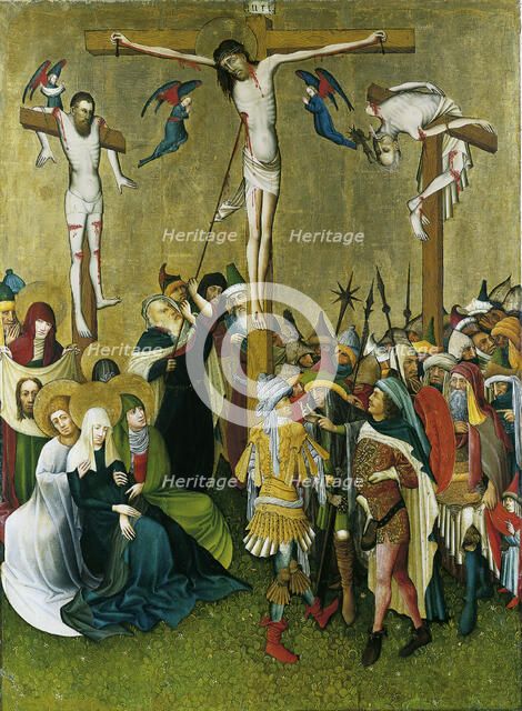 Mount Calvary, c1435-1445. Creator: Franconian-Swabian Master.
