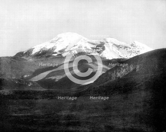 Mount Chimborazo, Ecuador, 1893.Artist: John L Stoddard
