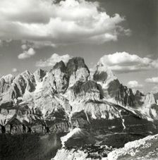 Mount Cristallo seen from Tondi di Faloria, near Cortina, Dolomites, Italy, c1955. Creator: Arthur Charles Kirby Ware