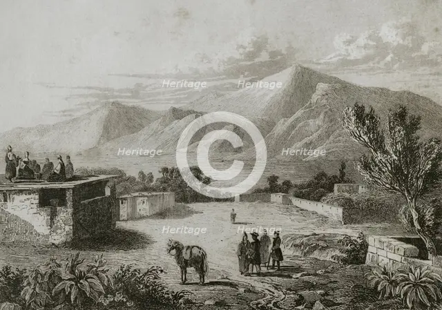 Mount Ararat, Armenia, 1838.  Creator: Unknown.