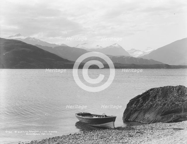 Mount Aspiring (9,975 feet) Lake Wanaka. Creator: Muir & Moodie.