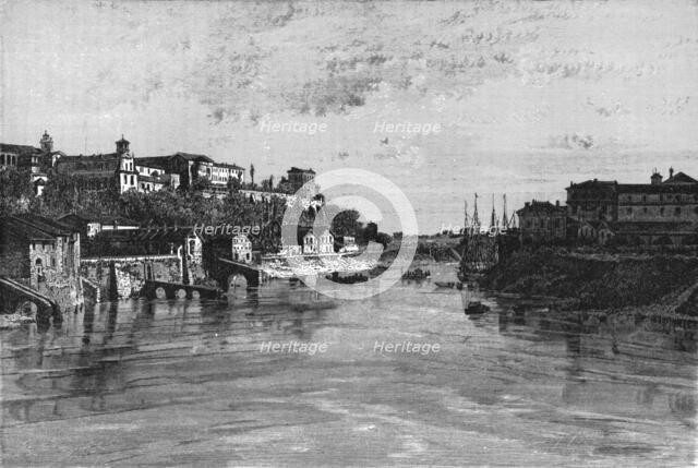 'Mount Aventino; Rome and United Italy',1875. Creator: Unknown.