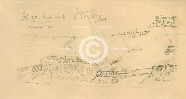 'Mount Buckley', 11 February 1912, (1913). Artist: Unknown.