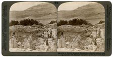 Mount Gerizim, where the Samaritans worshipped, Palestine, 1900.Artist: Underwood & Underwood