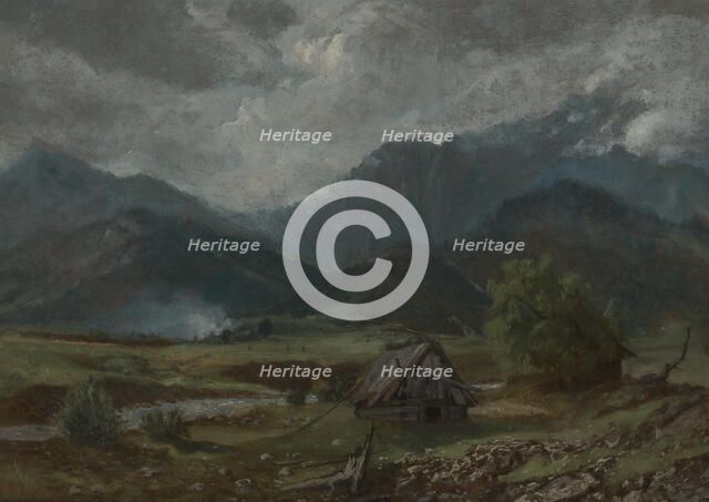 Mount Giewont, 1870. Creator: Aleksander Kotsis.