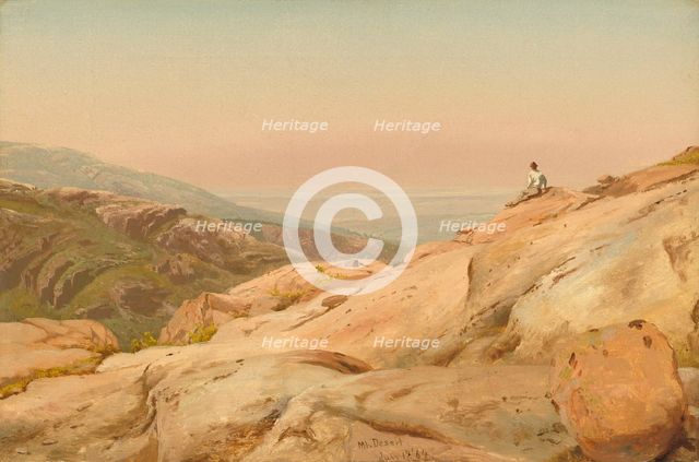 Mount Desert Island, Maine, 1864. Creator: Jervis McEntee.