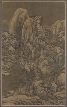 Mount Emei under Heavy Snow, 17th century. Creator: Unknown