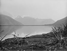 Mount Earnlsaw, from Glenorchy, Lake Wakatipu, 1886. Creator: Burton Brothers