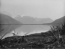 Mount Earnlsaw, from Glenorchy, Lake Wakatipu, 1886. Creator: Burton Brothers
