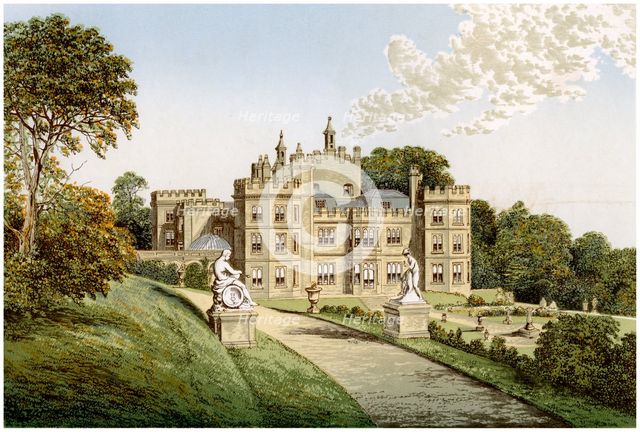 Mount Edgcumbe, Cornwall, home of Lord Mount Edgcumbe, c1880. Artist: Unknown