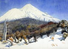 Mount Egmont, 1929. Creator: Dorothy Kate Richmond