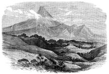 Mount Egmont, in the province of New Plymouth (Taranaki), North Island, New Zealand, 1862. Creator: Unknown