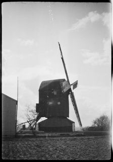 Mount Ephraim Windmill, Moat Lane, Mount Ephraim, Ash, Dover, Kent, 1929. Creator: Francis Matthew Shea