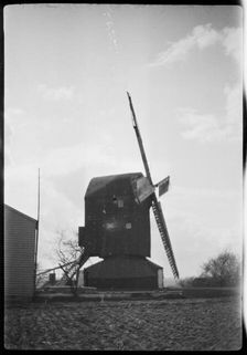 Mount Ephraim Windmill, Moat Lane, Mount Ephraim, Ash, Dover, Kent, 1929. Creator: Francis Matthew Shea