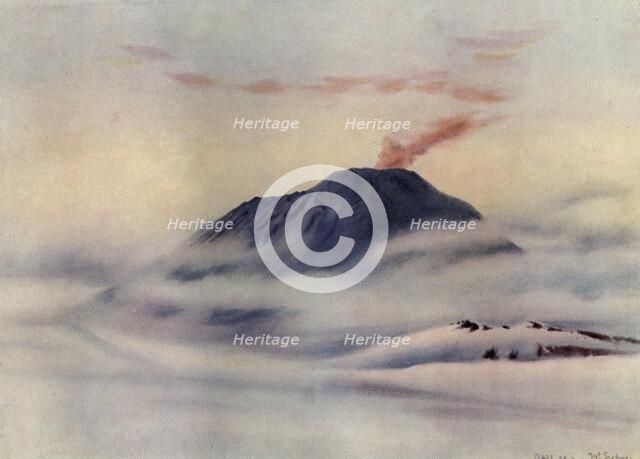 'Mount Erebus', c1911, (1913).  Artist: Edward Wilson.