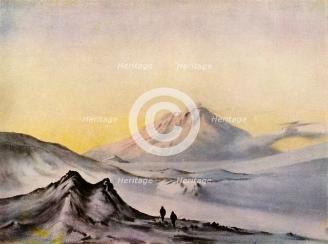 'Mount Erebus from Hut Point', c1911, (1943).  Creator: Edward Wilson.