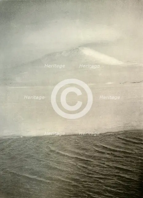 'Mount Erebus From The Ice-Foot', c1908, (1909). Artist: Unknown.