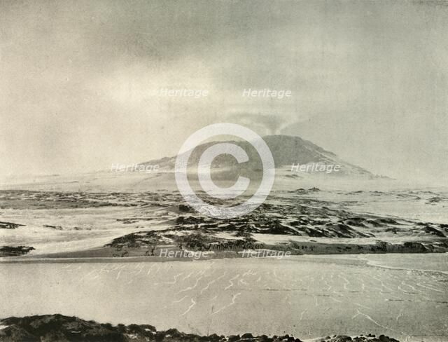 'Mount Erebus in Eruption on June 14, 1908, (1909). Artist: Unknown.