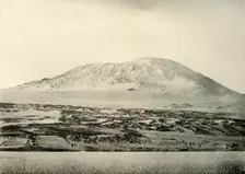 Mount Erebus...The Old Crater on the Left c1908, (1909)