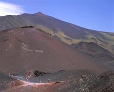 Mount Etna, Sicily, Italy. Creator: Peter Thompson