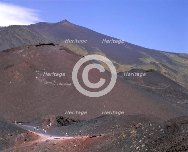 Mount Etna, Sicily, Italy. Creator: Peter Thompson.
