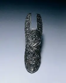 Mount for the Upper Stock of a Flintlock Pistol, c. 1680-1700. Creator: Unknown