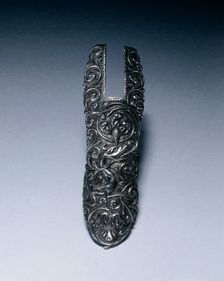 Mount for the Upper Stock of a Flintlock Pistol, c. 1680-1700. Creator: Unknown
