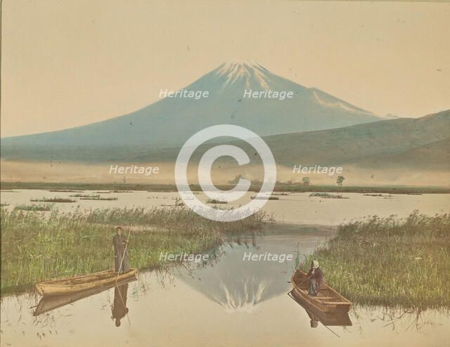 Mount Fuji as Seen from Kashiwabara, 1897. Creator: Ogawa Kazumasa.