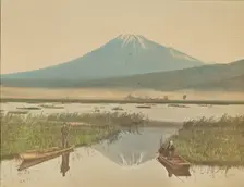 Mount Fuji as Seen from Kashiwabara, 1897. Creator: Ogawa Kazumasa