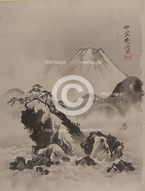 Mount Fuji, ca. 1887. Creator: Kawanabe Kyosai.