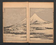 Mount Fuji of the Bamboo Grove, from One Hundred Views of Mount Fuji, 1835. Creator: Hokusai