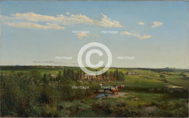 Mount Fyans homestead, 1869. Artist: Buvelot, Louis (1814-1888)