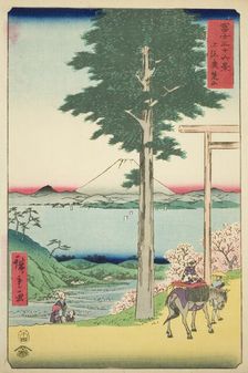 Mount Kano in Kazusa Province (Kazusa Rokusozan), from the series "Thirty-six Views of..., 1858. Creator: Ando Hiroshige