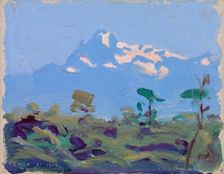 Mount Kenya, 1909-1910. Creator: Akseli Gallen-Kallela