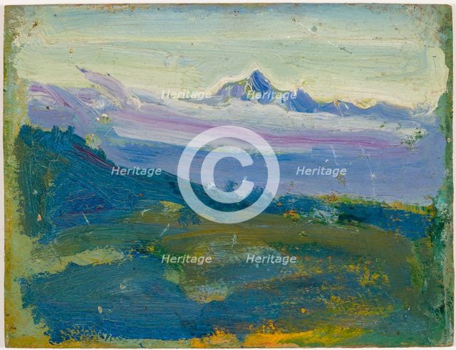 Mount Kenya, 1909. Creator: Akseli Gallen-Kallela.