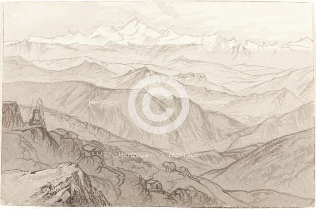 Mount Kinchinjunga (All Things Fair), 1874. Creator: Edward Lear.